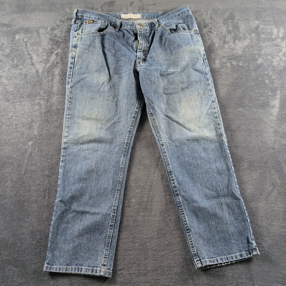 lee regular fit boot cut mid rise Faded 40x29